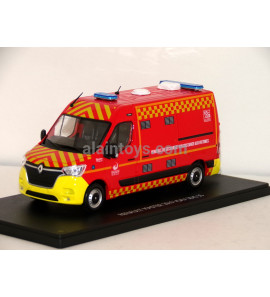RENAULT MASTER 2019 VSAV SDIS 35 ELIGOR 1/43 Réf 118007