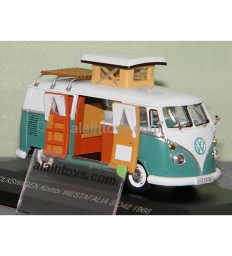 Maquette IXO Volkswagen Kombi Transport Scolaire Beauvais - Échelle 1:43 - Occasion Excellent État