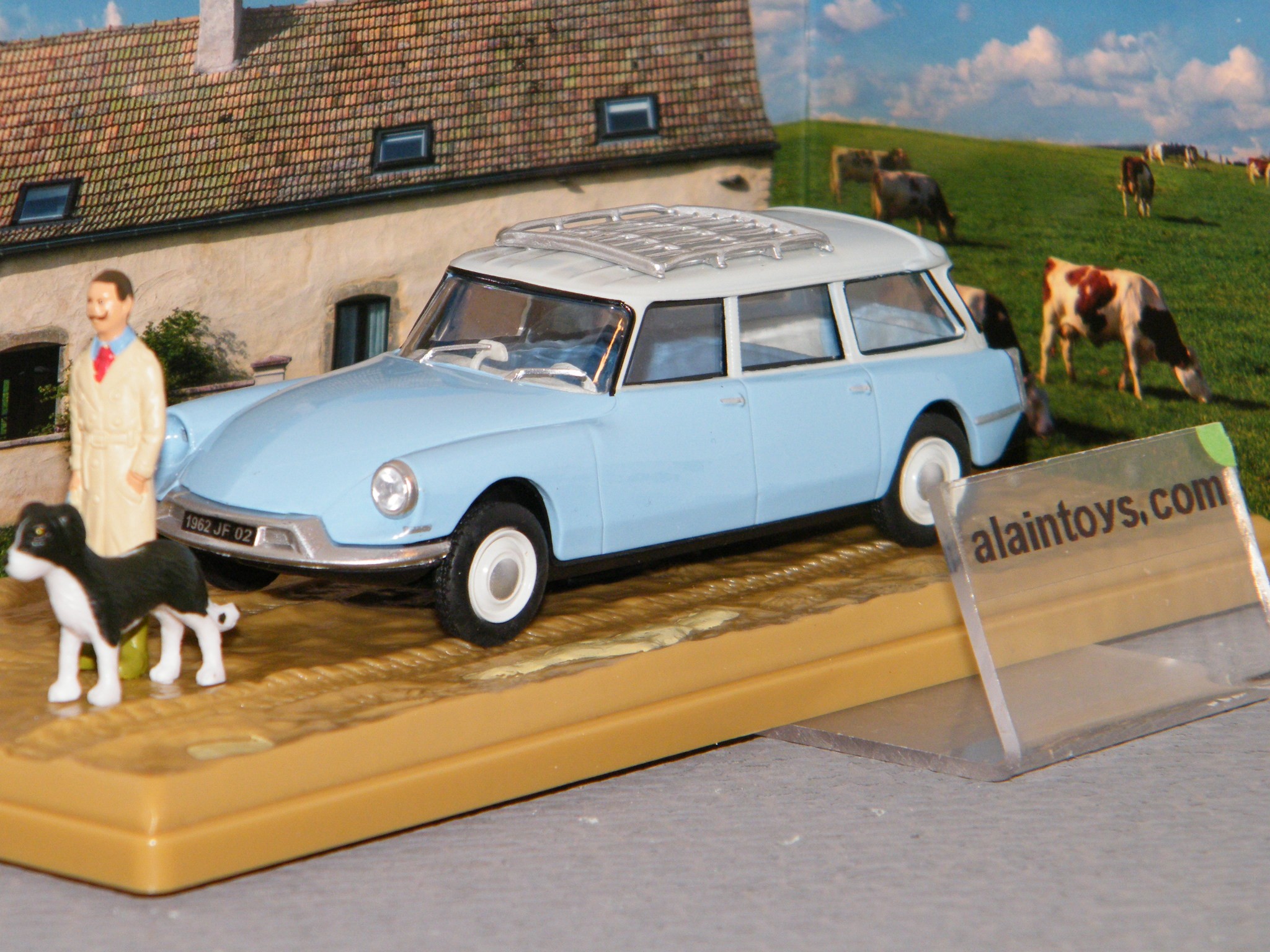 Miniature Citroën ID 19 Break Rallye 1:43 - Échelle 1/43 Métal - Occasion Avec Boîte