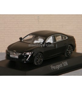 PEUGEOT 508 2018 Black NOREV 1/43 Ref 475823