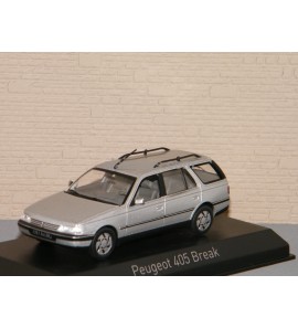 PEUGEOT 405 BREAK 1991 Quartz Grey NOREV 1/43 Ref 474554