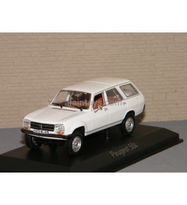 PEUGEOT 504 BREAK DANGEL Alaska White NOREV 1/43 Ref 475443