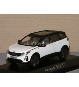 PEUGEOT 5008 GT Black Pack 2020 Pearl White NOREV 1/43 Ref 473926